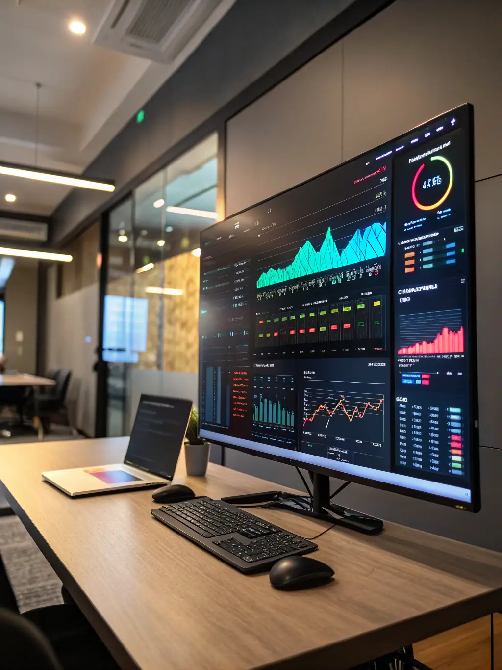 A dynamic graph showcasing real-time analytics of officer training compliance, highlighting the ability to identify trends and areas needing attention.