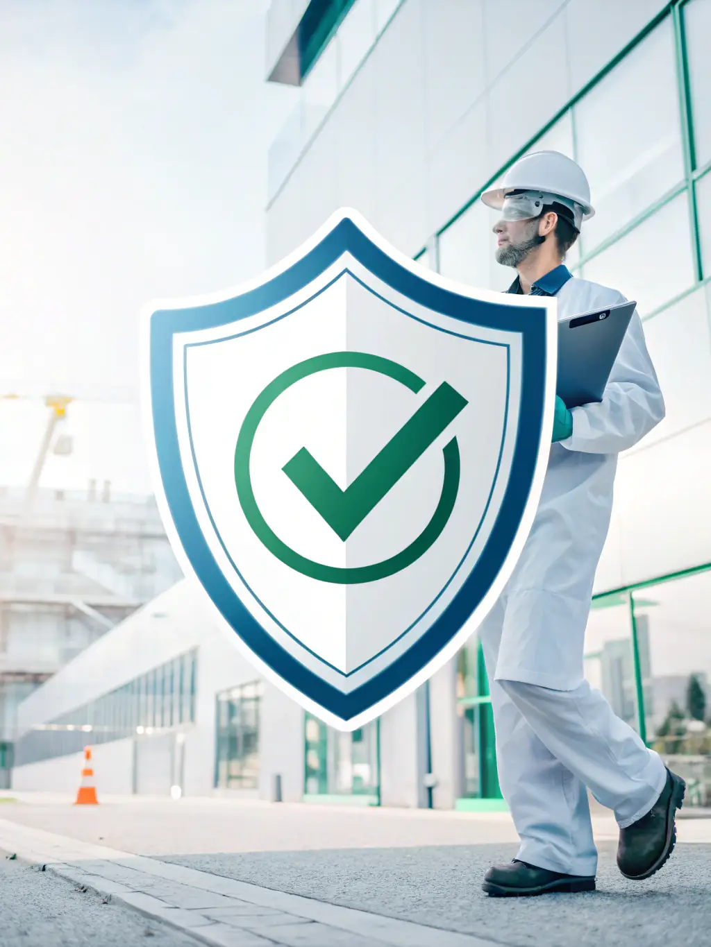 An icon representing a shield with a checkmark, symbolizing ConfiTrek's commitment to compliance with state mandates, organizational policies, and individual credentials.